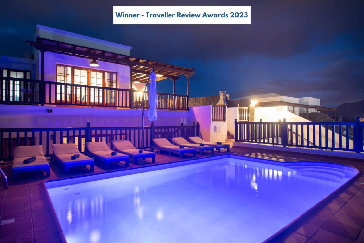 Villa Vista Rey - 6 Bedroom - Heated Pool - Amazing Views - Pool Table - Vista Lobos - Playa Blanca Екстериор снимка